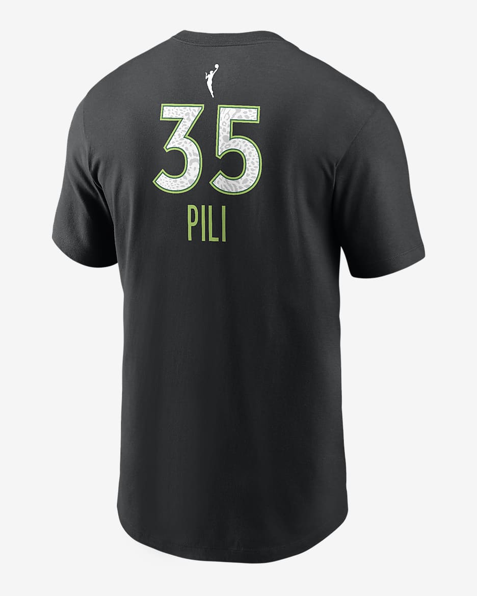 Alissa Pili Minnesota Lynx Rebel Edition Nike WNBA T Shirt. Nike